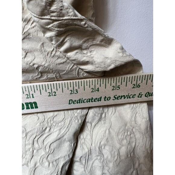 Anne Klein Blazer Beige Two Button Embossed Size 24W Vintage? - Picture 6 of 6